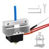 Elegoo Neptune 3 Pro /Plus /Max için Yükseltilmiş Hotend Kiti 24V 40W Seramik Isıtma Plakalı Hot End 3D Yazıcı Parçası Nozul ile Montaj