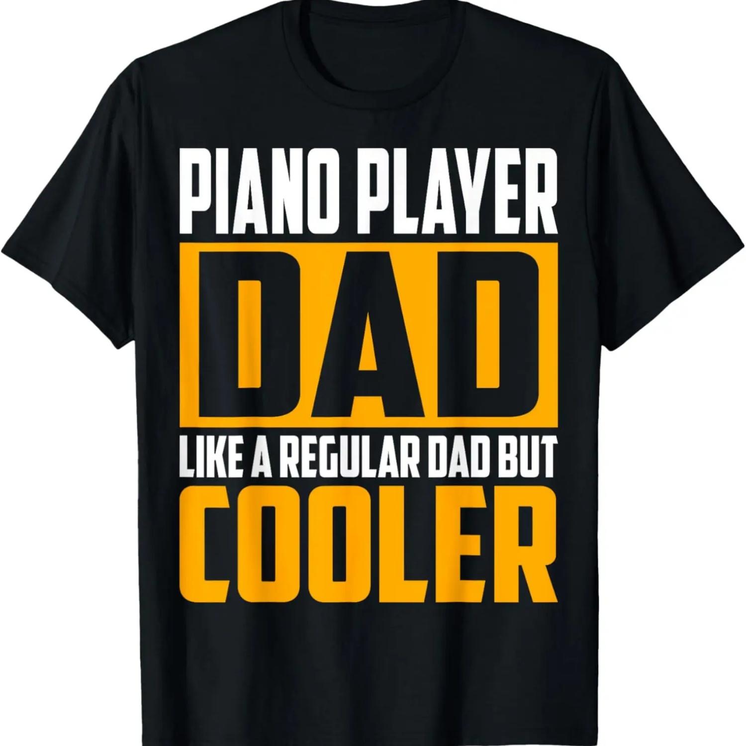 

Мужская футболка «Папа-пианист» - Как обычный папа, но круче XXXXXL чёрный