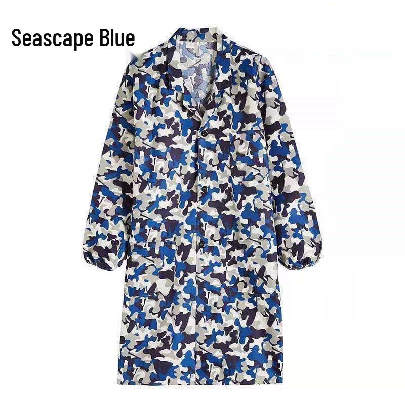 Unisex Long-Sleeved Protective Work Apron Coat