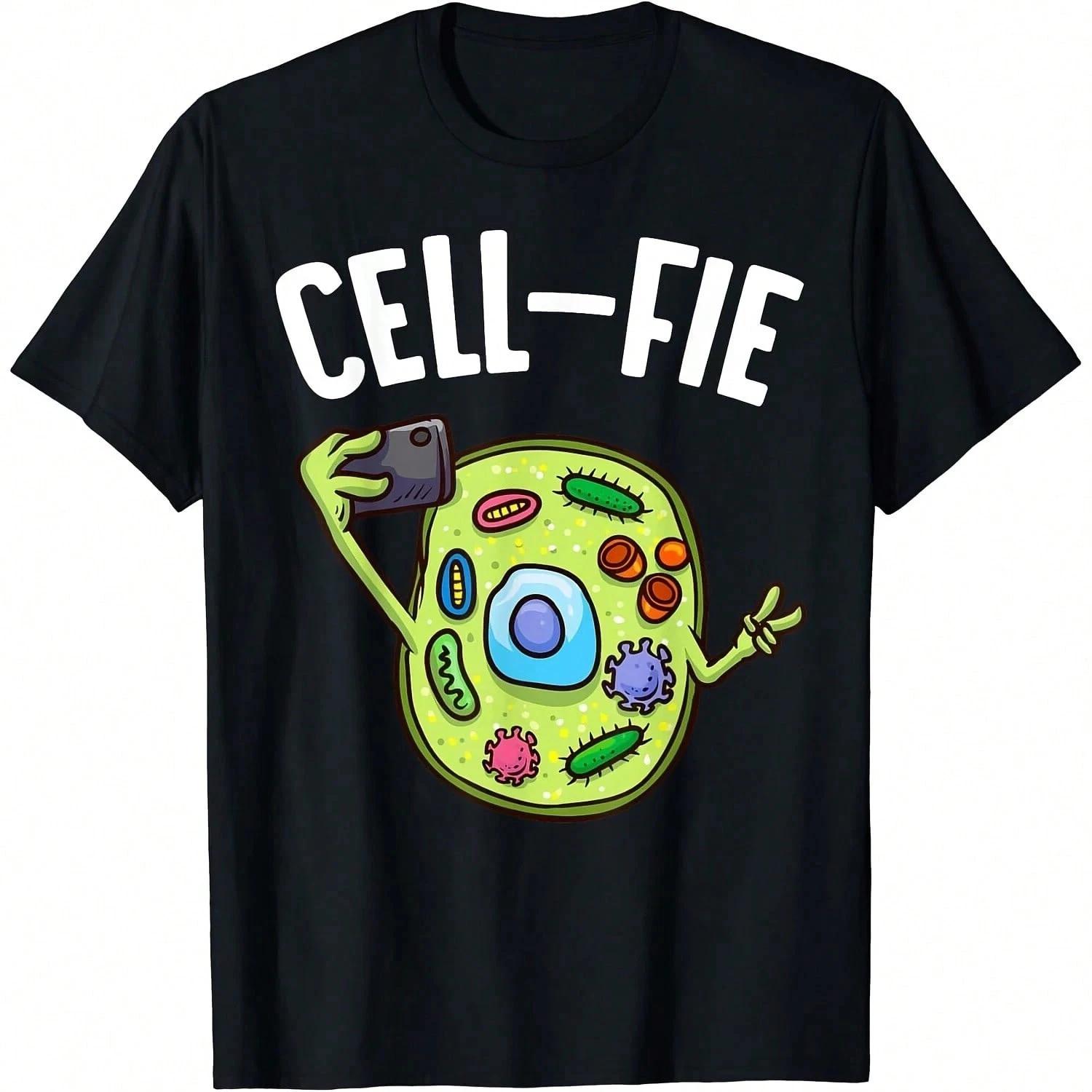 Biology Quotes Funny Cell-Fie T-Shirt Funny Unisex L