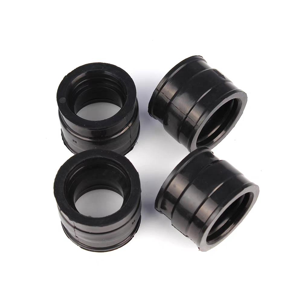 4PCS Carburetor Intake Manifold Boots 16211-460-770 16211 460 770 For Honda CB650 CB650C CB650SC 1979 1980 1981 1982