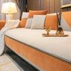 Luxury Gold Stripe Anti-slip Sofa Cover Leather Sofa Protector Cover Corner Sofa Cushion Chenille Cloth Custom Decor Sofacover