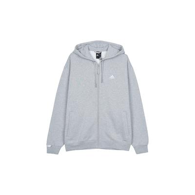 adidas Giacca Casual Retro alla Moda Giacca Unisex Grigio Medio IV7688