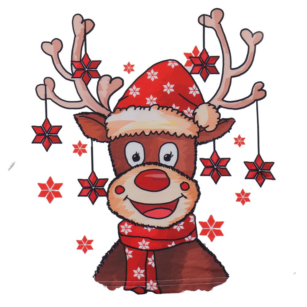 2026 Family of Four Matching Deer Print Christmas Pajamas for Autumn