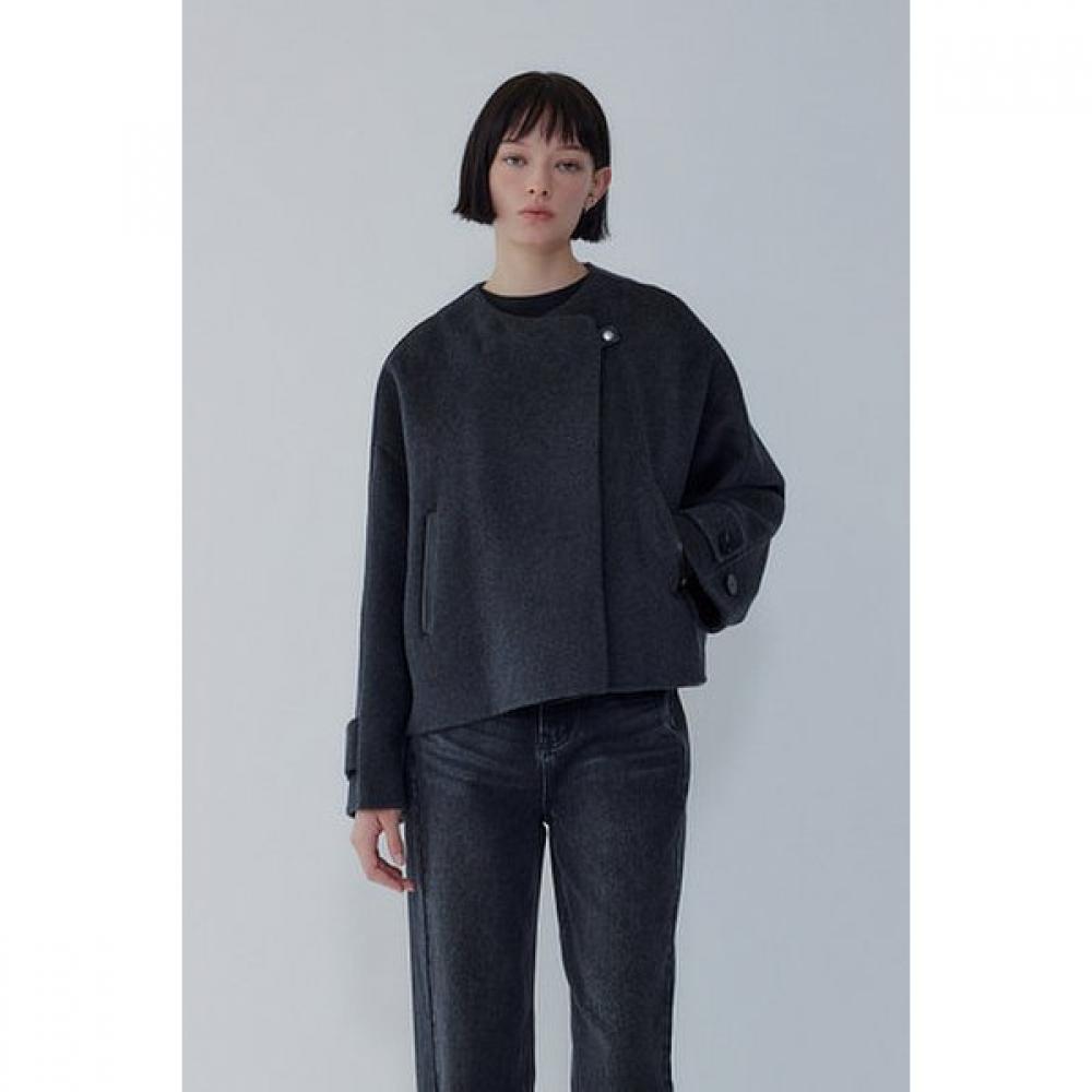 

Cashmere Blend Loose Fit Short Jacket 7156110005 blacks/S