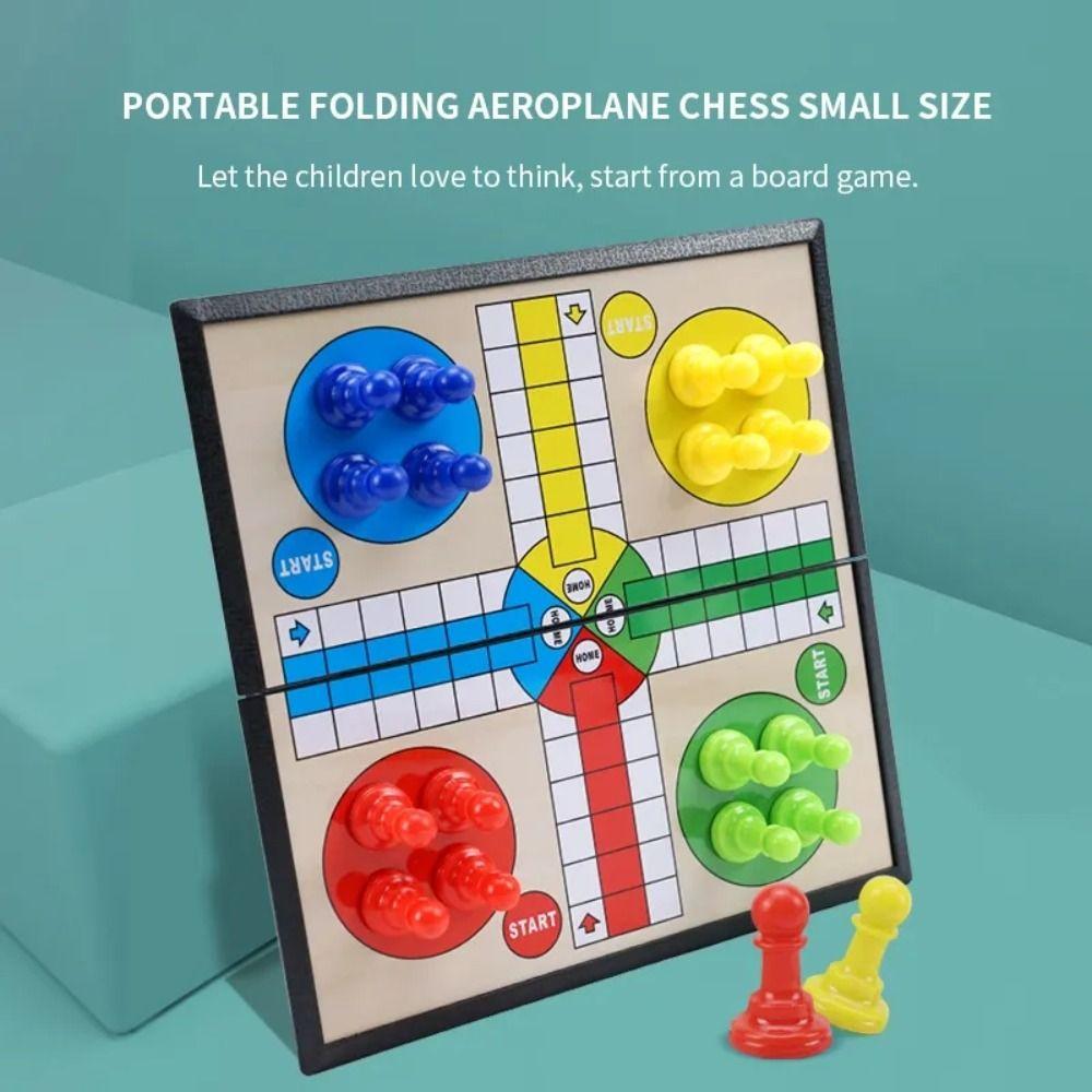 Magnetic Flying Chess Concentration Training Ludo Board Game Funny   Parent-Child Toys