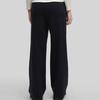 Fila Emerald 2023 Winter New Knit Wide Leg Pants Women Bottoms Black F11W344607F-BK