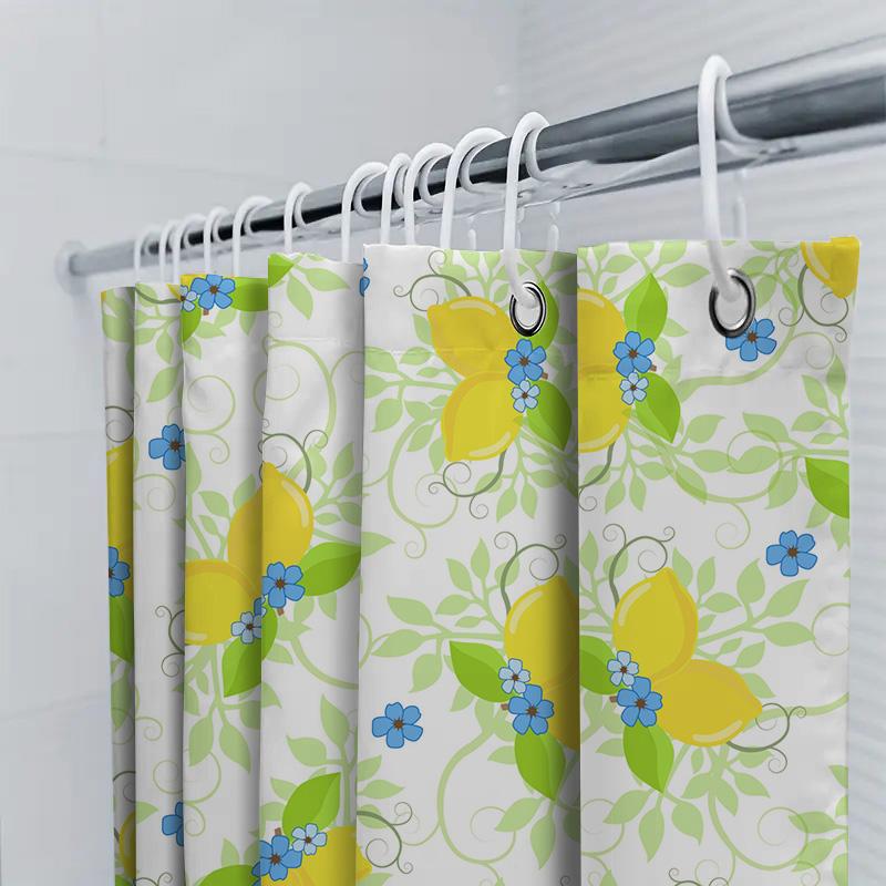 Colorful Geometric Shower Curtain Waterproof Fabric Bathroom Decor Custom Printed Art Water Resistant Print Shower Curtains Set