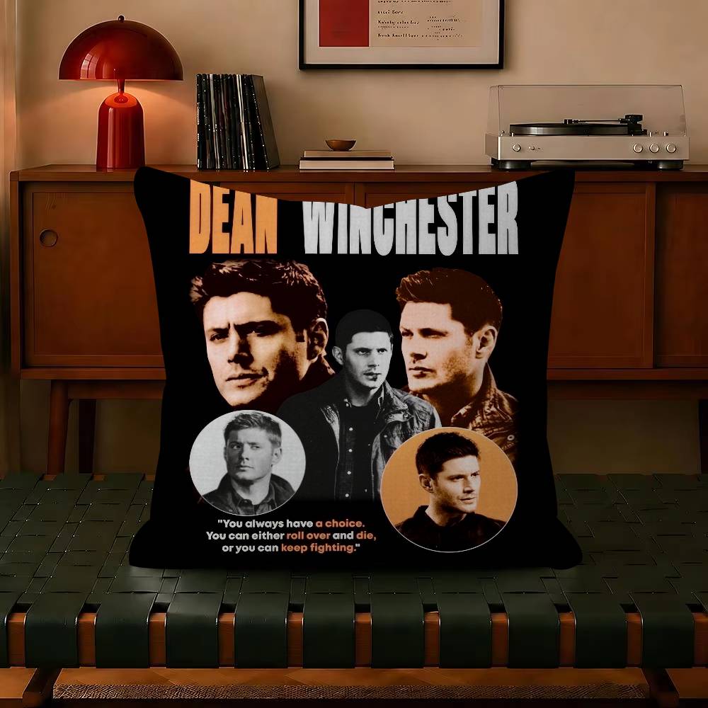 Custom Supernatural Pillowcase Trendystyle decorative throw pillow cover insert not included fauxembroidery design