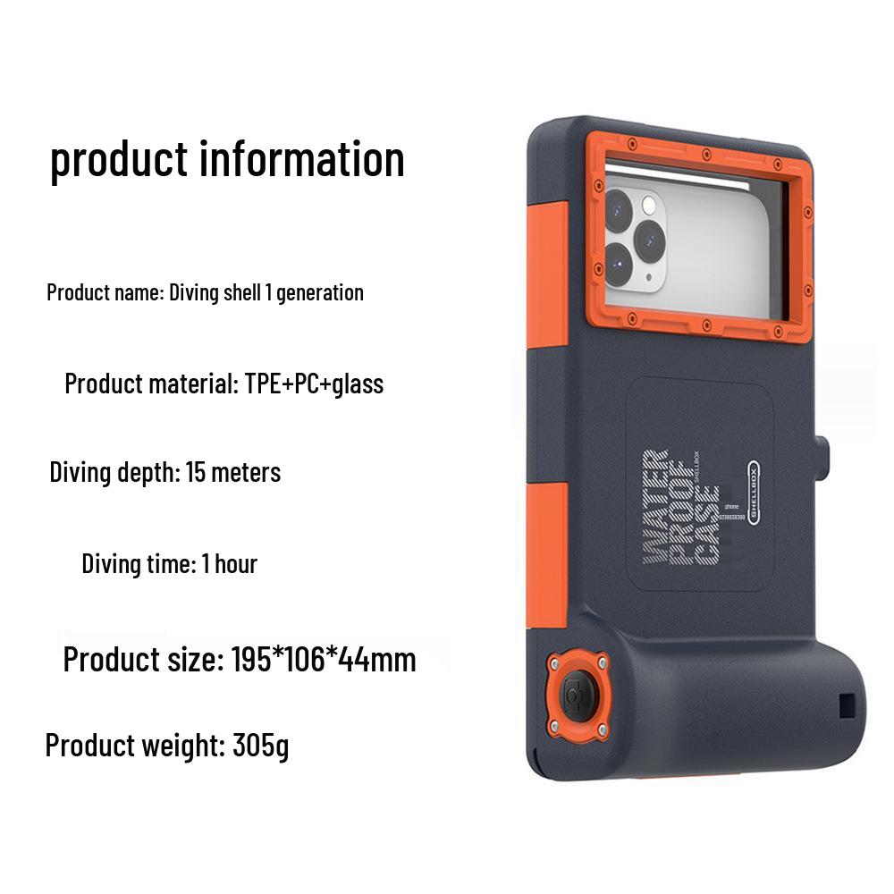 Red Pepper Black Technology Waterproof Dive Case (15m) for Samsung, Apple 14/13, Huawei, Xiaomi