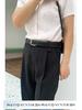 2023 Women's Genuine Leather Black Pin Buckle Wide Belt for Jeans
