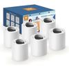 Wowatt Set of 6 White Ceiling Spots, Adjustable Surface-Mounted LED Spotlight, Spotlight Ceiling Light with GU10 Socket