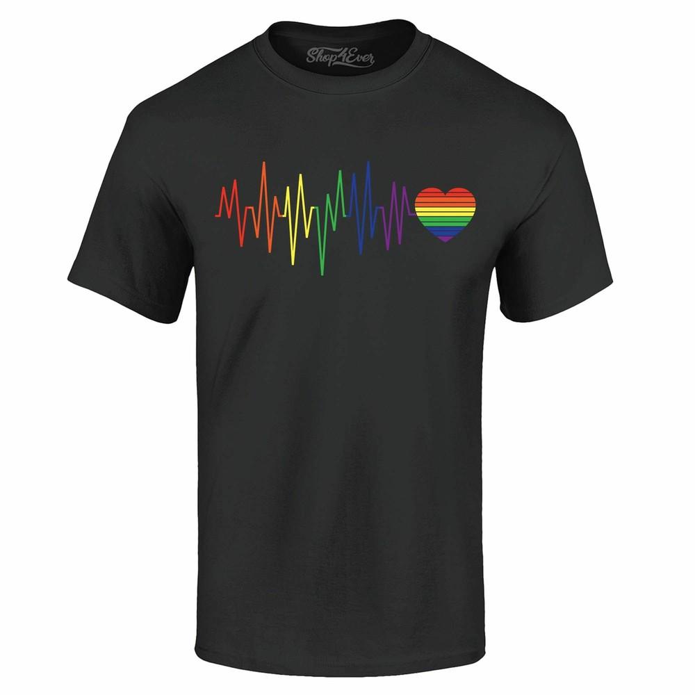 Gay Heart Line T-shirt Pride Shirts