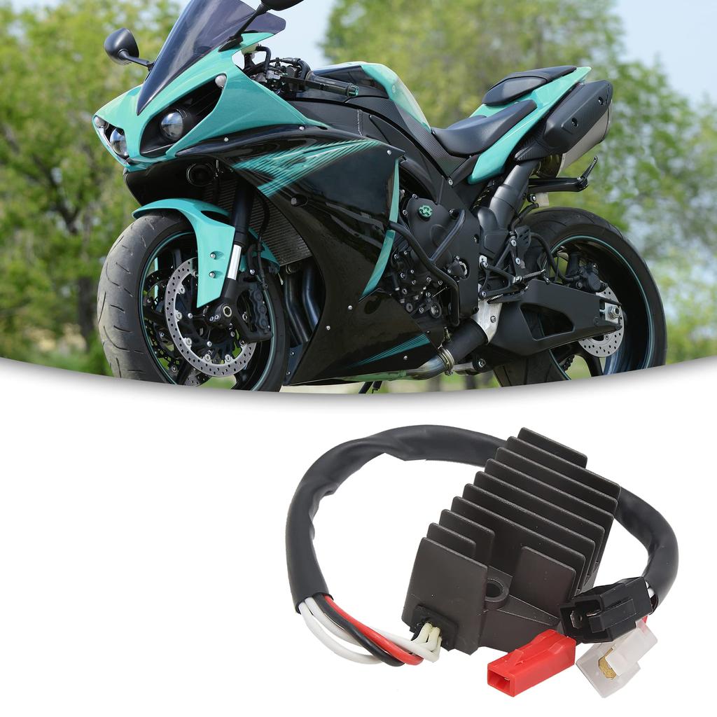 ACROPIX Motorcycle Voltage Regulator Rectifier for Yam aha Compatible with VMX1200 V-MAX 1200 Black 1 Pack