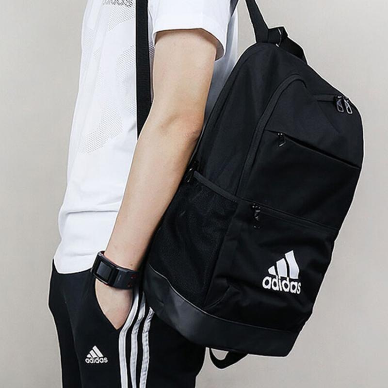Adidas Polyester Backpack Regular Unisex Black Adidas DM2909