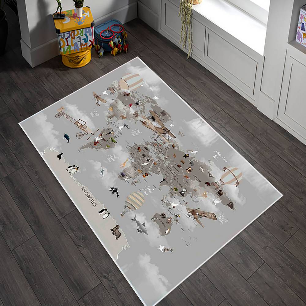 

Mosimoso Home MJ040 Детский ковер с нескользящей подошвой в горошек и цифровой печатью 50x80 cm