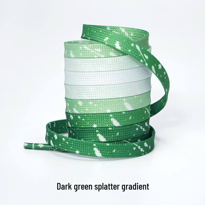 

Шнурки с градиентным цветом и брызгами краски для AJ1, Dunk, AF1 и Air Force 1 - Одна пара 140 cm