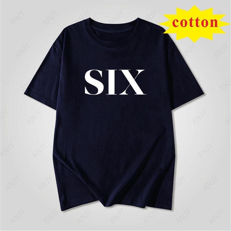 Musical Six Minimalist Printed Tshirt For Both Unisex And Unisex Round Neck Pure Cotton Short Sleeved Top