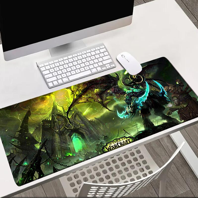 Dragon's Fiery Warcraft game Mouse pad Office Desk Mat, Gaming Mouse Pad Mousepad, keyboard pad,Heavy-Duty Non-Slip Rubber Backing, Gift