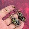Dragon Bloodstone Earring Copper Wire Wrapped Earrings Handmade Copper Jewelry Very Pretty Gemstone Earring Wire Wrap Jewelry Gifts for Wife
