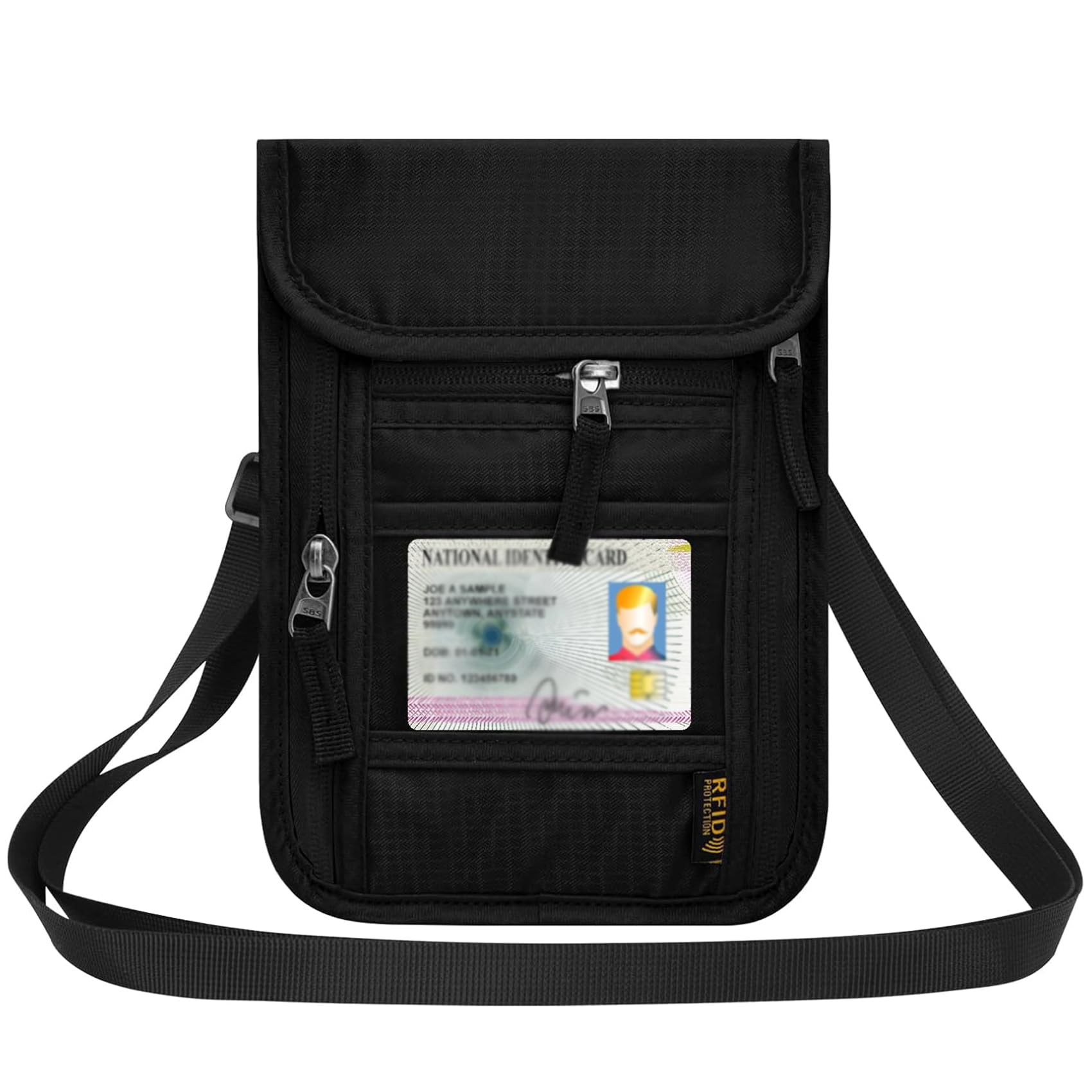

Passport Hanging Around the Security Passport Security Passport Skimming Large Overseas Convenient Item [VitalBloom] Case, Neck, Pouch, Holder, Bag,