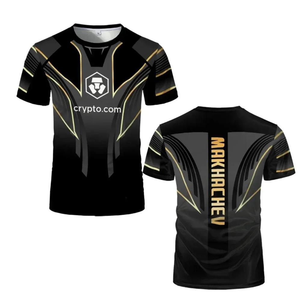 Boxing Fighting Competition 3D Printed T-shirt Men's Running Sports Short Sleeve Top Summer Outdoor Fitness Round Neck Clothing