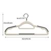 10PCS Clothes Hanging Household Hangers Non-slip Dormitory Bedroom Special Storage Clothes Hanging No Trace