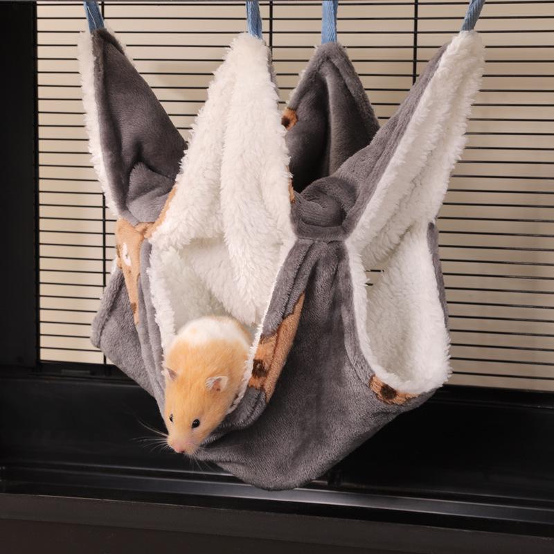Small Pet Hammock: Cozy Autumn/Winter Sleep Sack for Sugar Gliders, Hamsters, and Squirrels