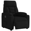 VidaXL Fauteuil inclinable électrique Noir Tissu 3303014