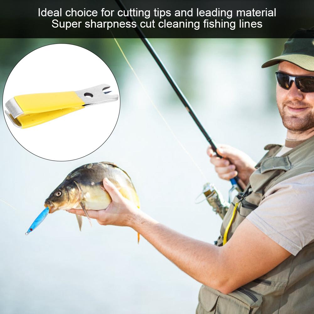 Compact Fish Line Cutter Cable Scissors Fly Fishing Clip Wire Pliers Tool Accessory
