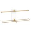 Multi Purpose Hanging Jewelry Storage Rack Wooden Display Shelf For Earrings Rings Chains Bathroom Organization Tool