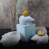 Artistic Hedgehog Resin Casting Mold Artistic Silicone Molds for Resin Casting Hedgehog Candle Holder Decoration