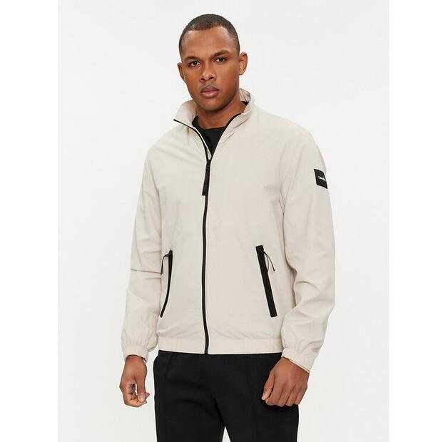 Calvin Klein K10K111441 Beige Mid-season Jacket, Standard Fit