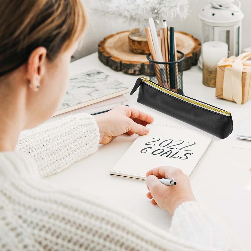 1Pc Pencil Pouch Small With Zipper Cute Office Pouch Bag Stationery Pouch