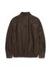 Dbetter Vegan Leather Blouson Jacket (Brown)