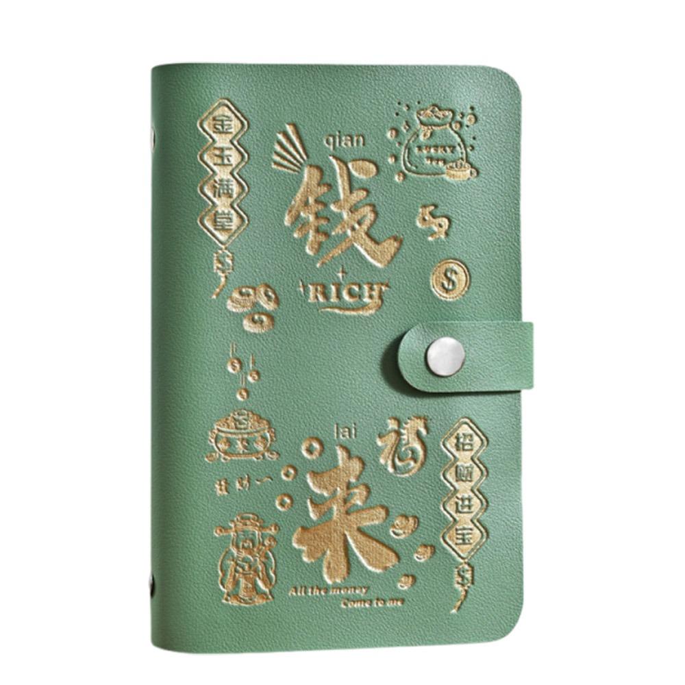 Save Money 100 Envelopes Money Saving Challenge Waterproof Get Rich Money Collection Book Portable Cute Savings Challenges Book зелёный