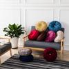 Pumpkin Round Velvet Cushion Tatami Seat Sofa Pillow Couch Back Pad Floor Home