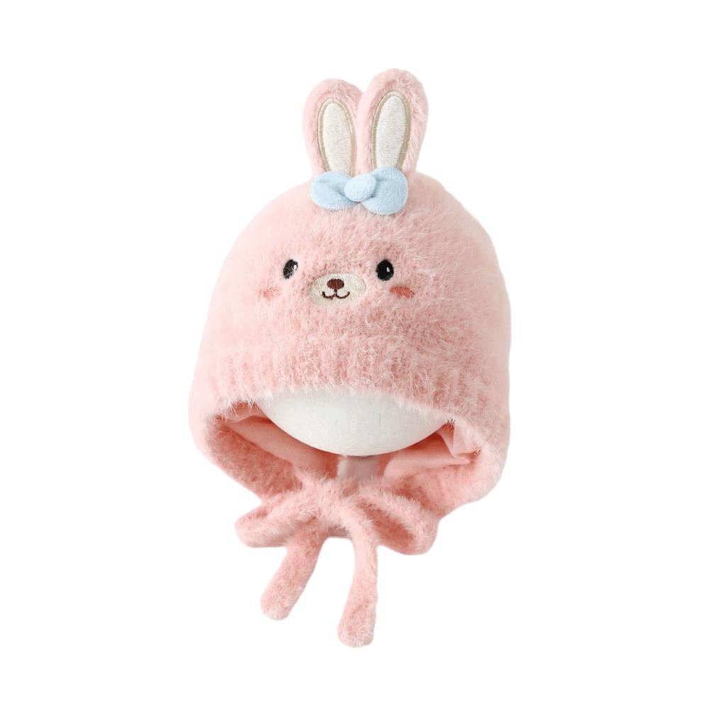 Thickened Children Knitted Hat Cartoon Animal Beanies Hat Cute Winter Baby Hats  for Kids