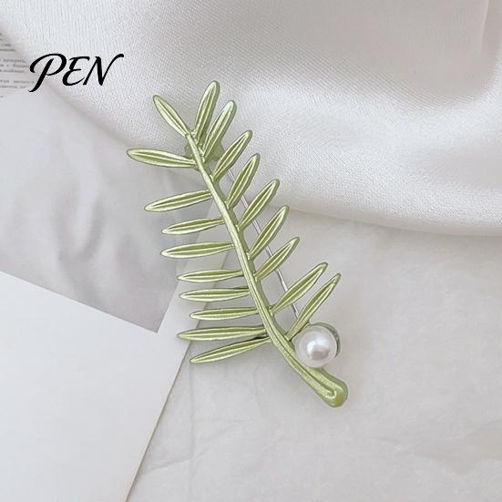 Plants Lapel Accessory Faux Pearl Leaf Brooch for Women, Vintage Theme Pin, Nature Inspired Clothing Jewelry Wedding Party Prom Women