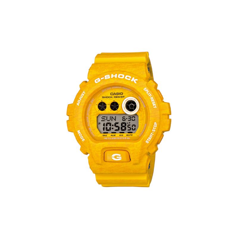 

Casio G-SHOCK Серія G-SHOCK Персоналізована текстура Спортивний та повсякденний Кварцовий механізм Ремінець з полімеру Японський та корейський годинник Жіночий годинник GD-X6900HT-9 жовтий