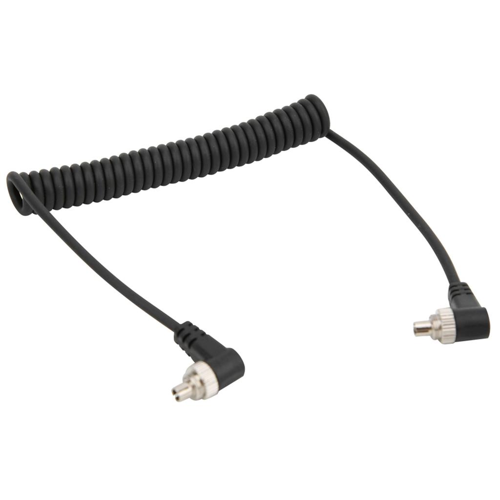 100cm Male to Male Flash PC Sync Cable with Screw Lock for Canon Nikon Camera and Flash Light Connection Cable