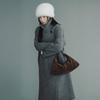 On On High Neck Belted Oversized Wool Coat New5xhb25 1f