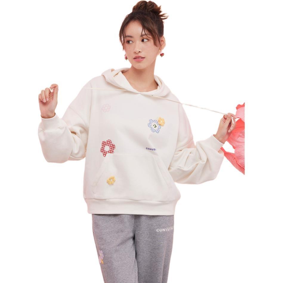 (WMNS) Converse Flora Hoodie Asia Sizing 'Egret' Women's 10025521-A01