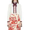 Gucci Shirts Women's White Lapel Moderate Shirt 451007-ZIK21-9220