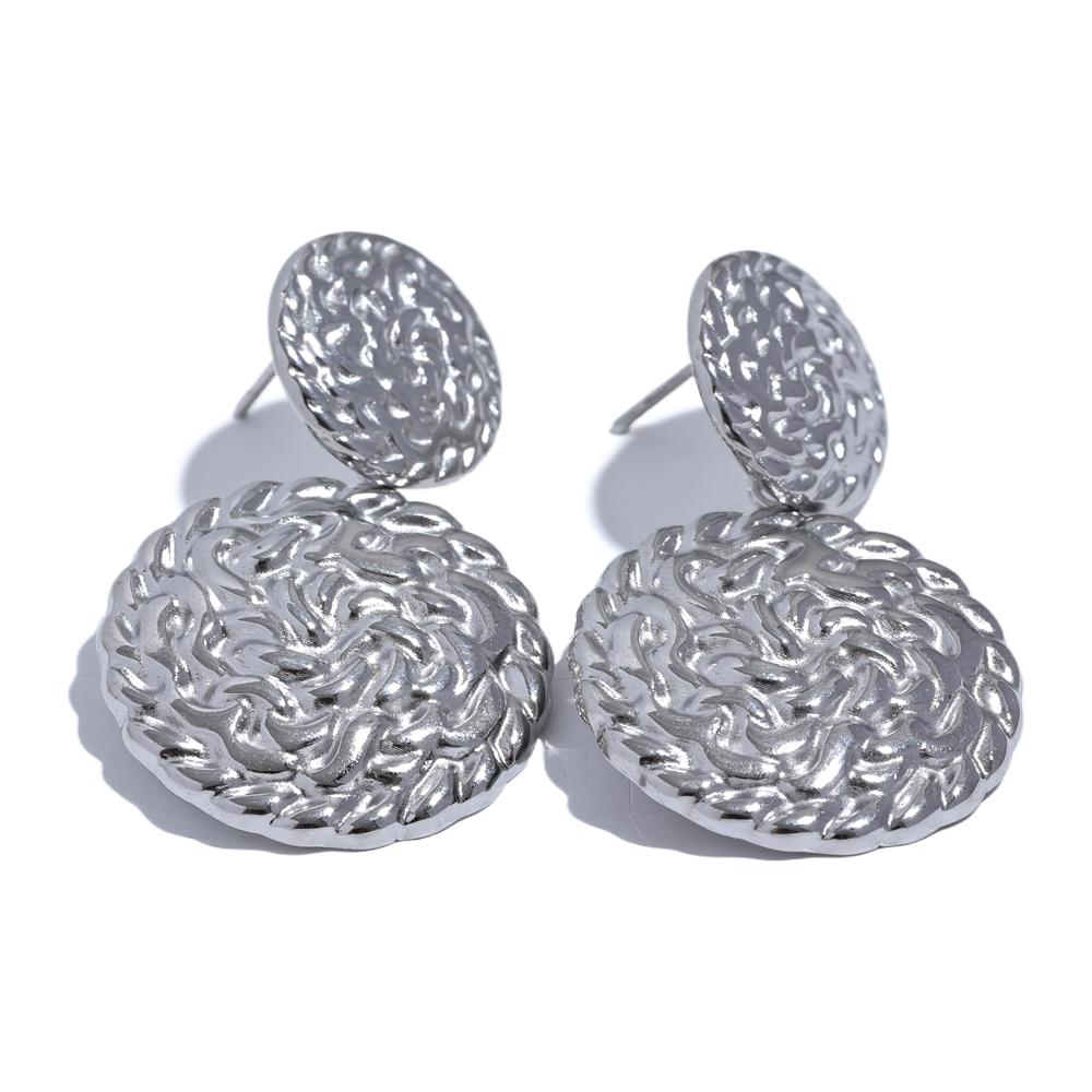 

Yhpup Big Promotion 316l Stainless Steel Round Timeless Drop Dangle Earrings Attractive Waterproof Fashion Jewelry Wholesale