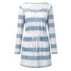 Autumn/winter Women's Printed Striped Pocket Dress