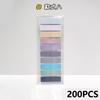 200PCS Page Markers Sticky Note Page Labels Reusable File Index Sticker Tabs Waterproof File Flags Morandi Stickers BQB02
