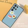 Sushi Food Phone Case For Samsung Galaxy S25 S24 Ultra S9 S10 S20 S22 S21 Plus S23 FE Back Cover Shell