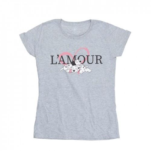 

Disney Womens/Ladies 101 Dalmatians LÂ´Amour Cotton T-Shirt білий