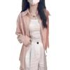 Jacket Women's Autumn Design Sense Niche Thin Linen Shirt Cardigan French Sunscreen Cotton Shirt Top